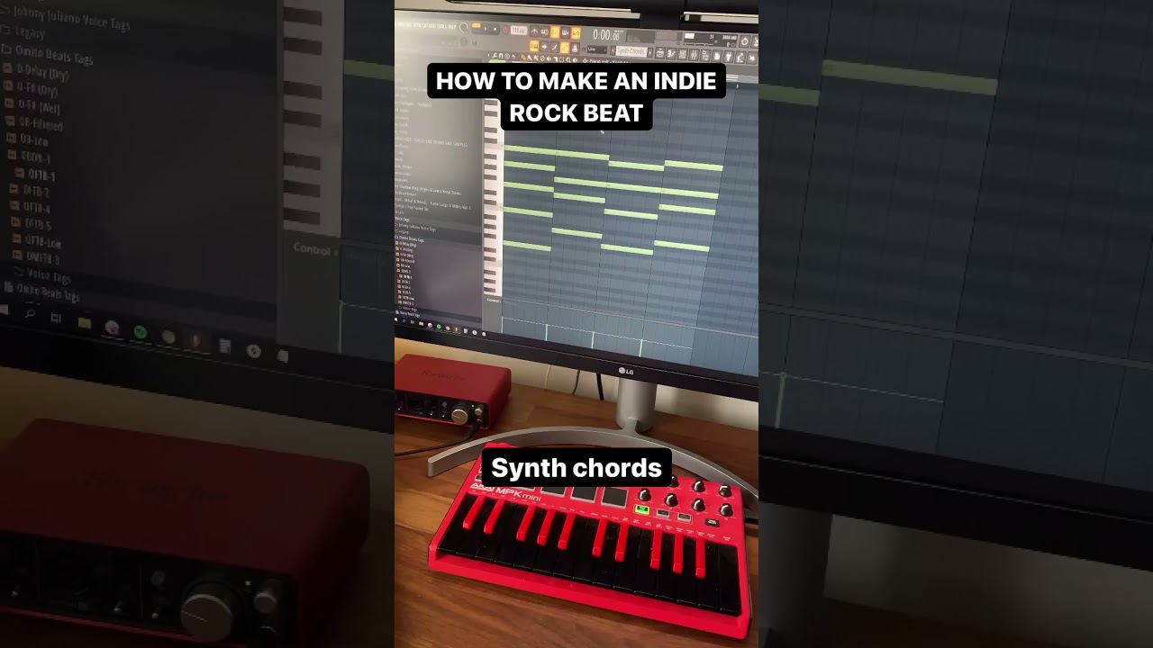 Indie Rock Type Beat Tutorial (PART 1) #Shorts