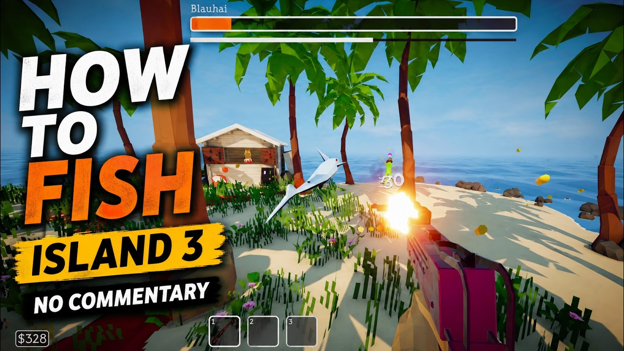 How to Fish &ndash; Island 3 Gameplay | No Commentary