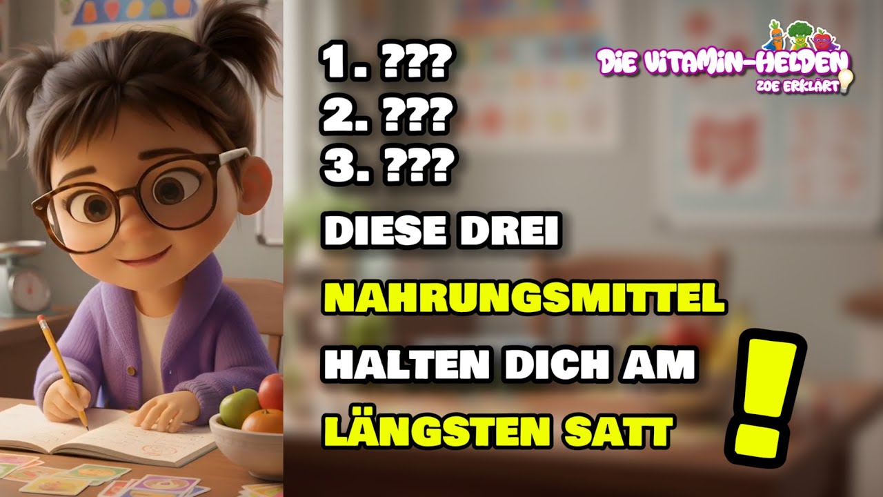 💡Diese Nahrungsmittel sättigen dich am meisten💡#bildung #ernährung