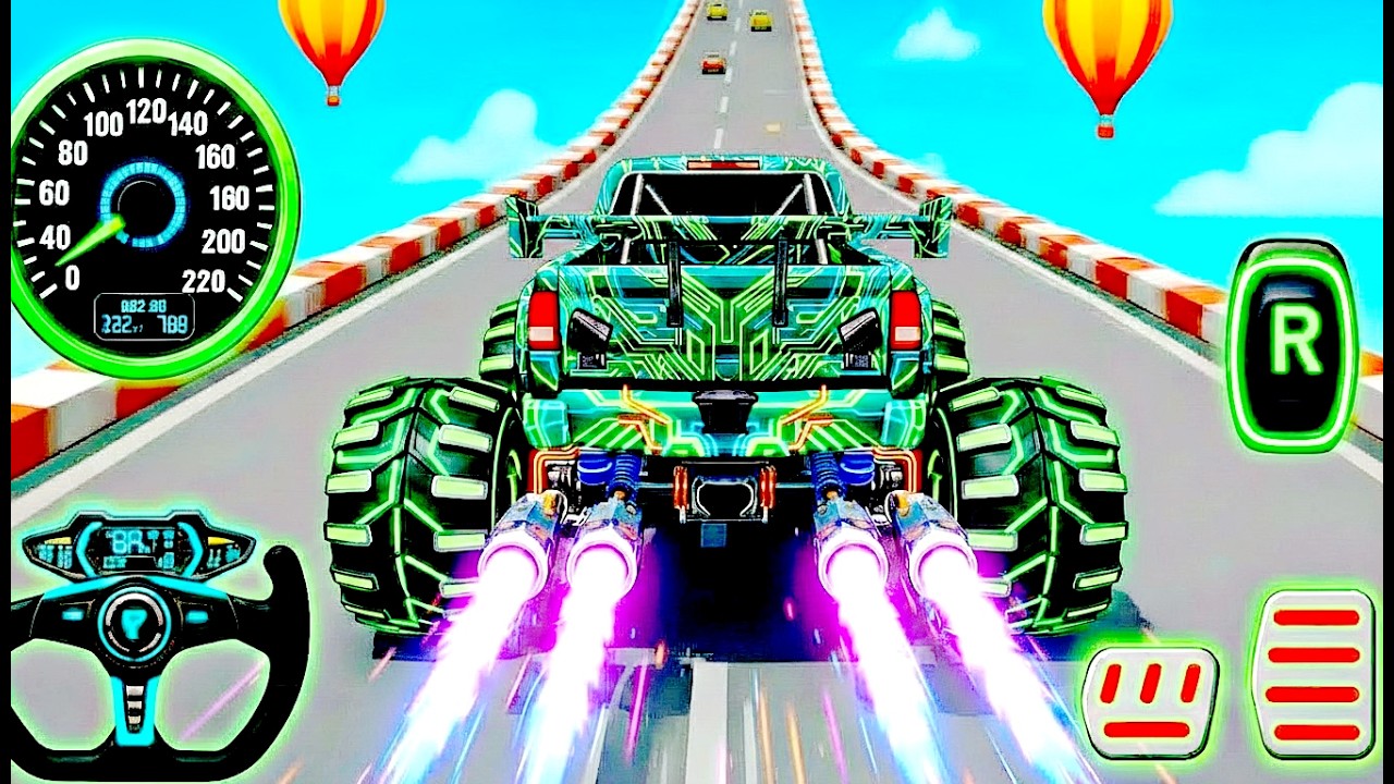 Watch Monster Truck: Epic New Monster Truck Racing & High-Speed Stunts on Off-Road Track!