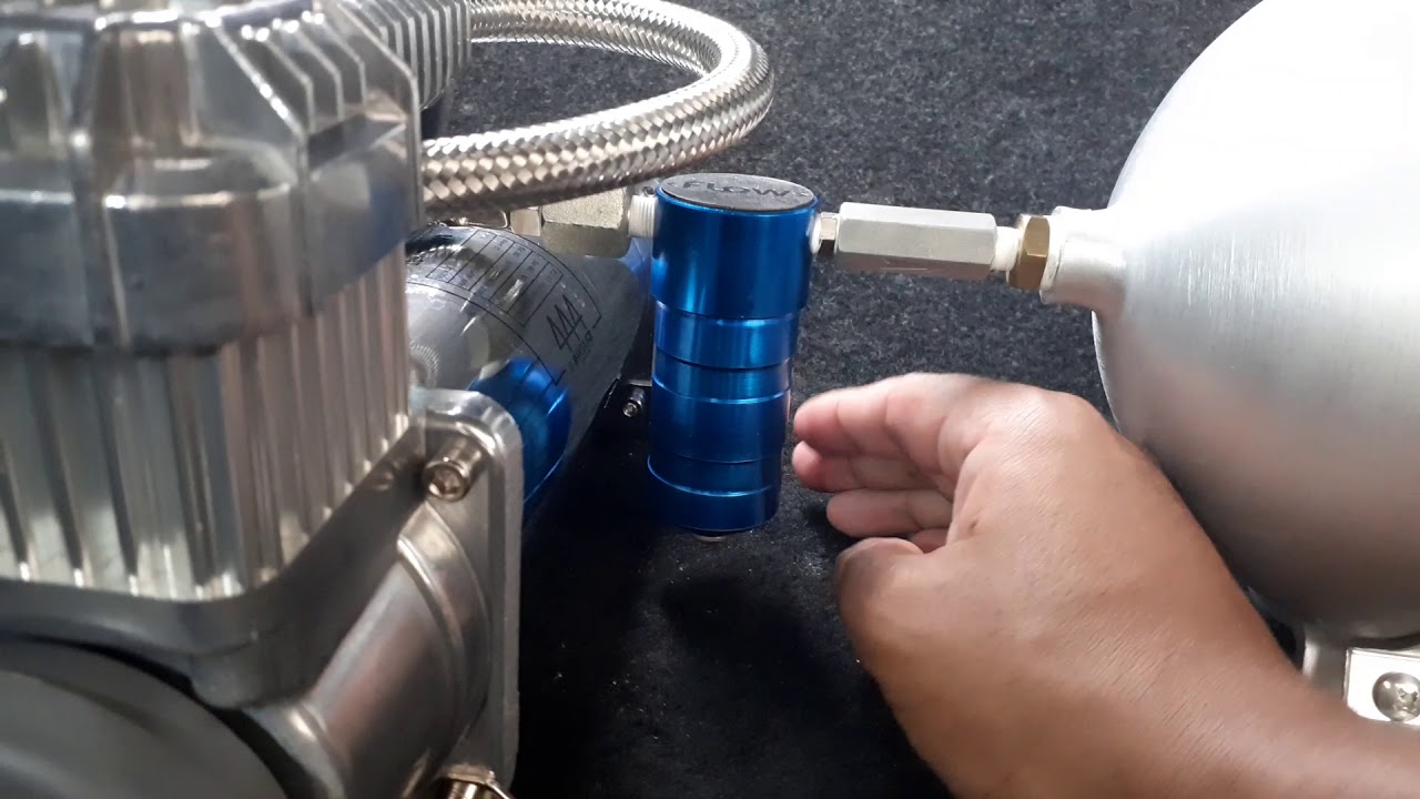 Como tirar a água do Filtro Flow Tebão da suspensão a ar