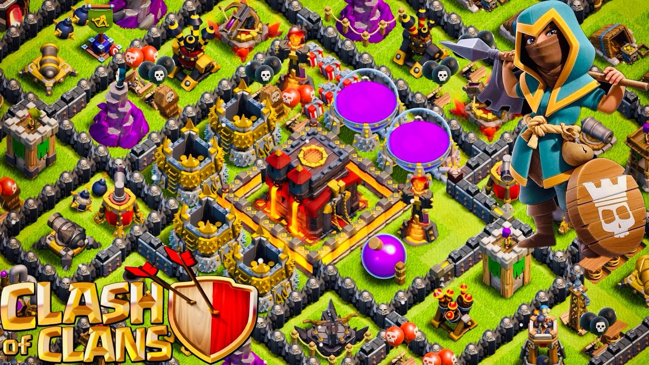 Huge rider Wizard archer Queen Barbarian King attack