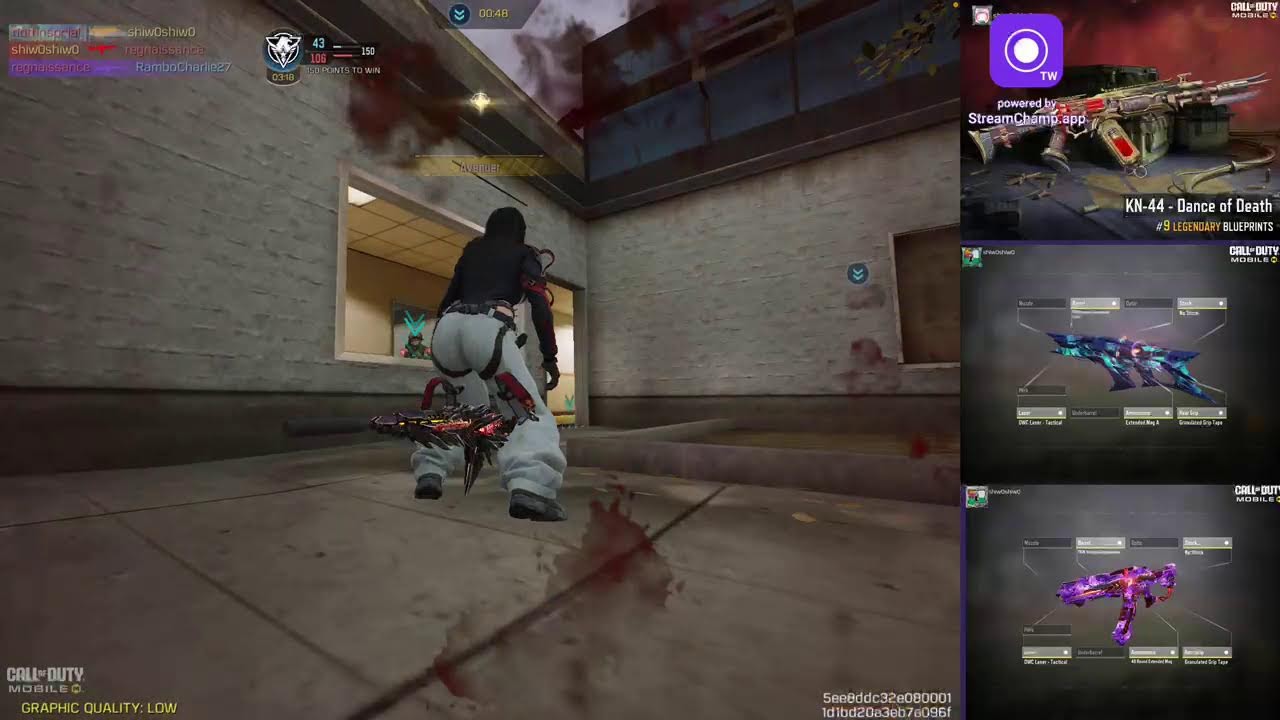 Cod Mobile mp rank legendary short stream