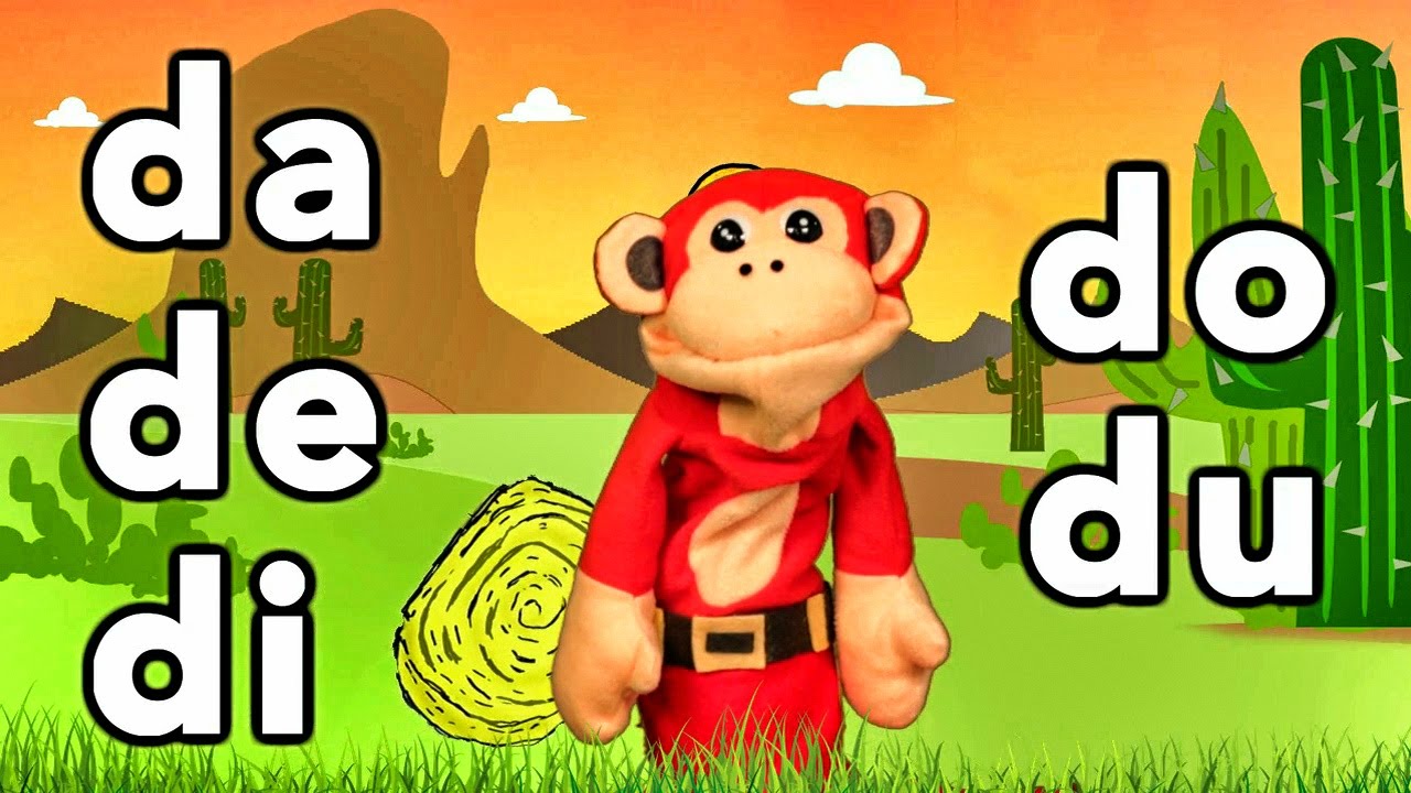 Sílabas da de di do du - El Mono Sílabo - Videos Infantiles - Educación para Niños #