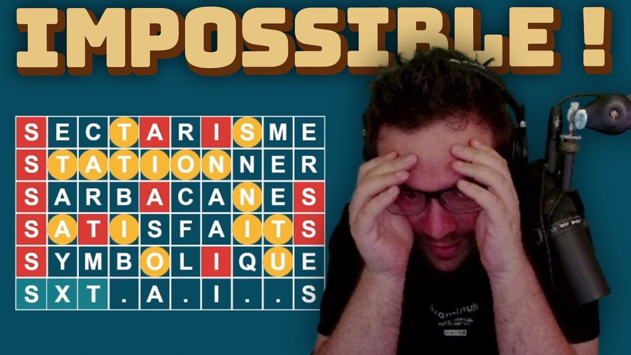 IMPOSSIBLE DE TROUVER CE MOT !