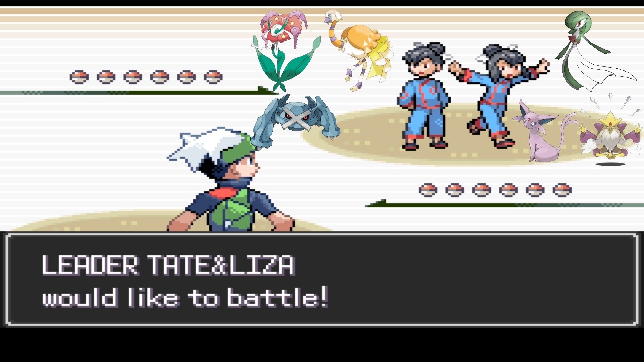 Pokemon Emerald Crest Gym Leaders Tate & Liza