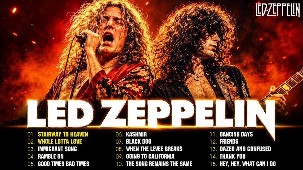 Led Zeppelin Best Songs Playlist 2026 🔥 Led Zeppelin Greatest Hits Full Album