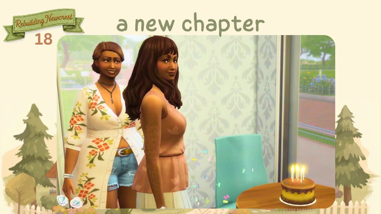A Bookstore, a Burgler & Birthdays - Sims 4 Cozy Let's Play ep.18