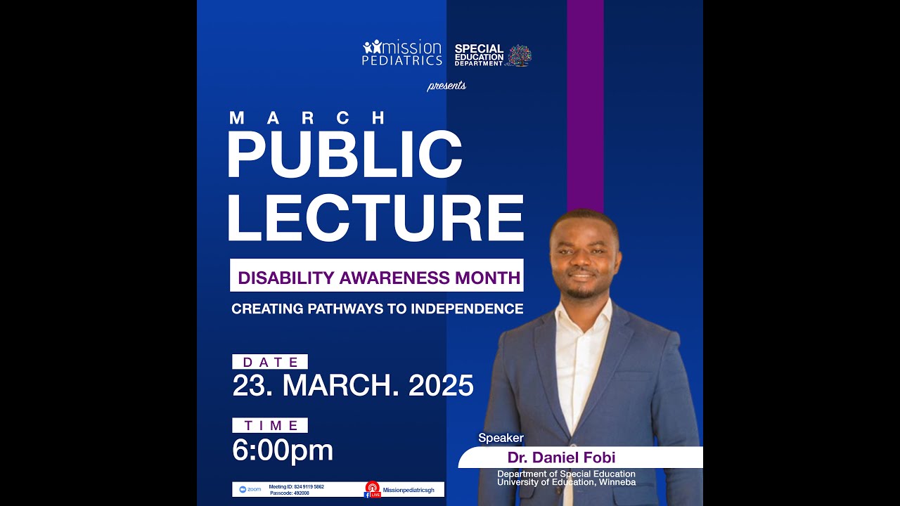 DISABILITY MONTH PUBLIC LECTURE 2025