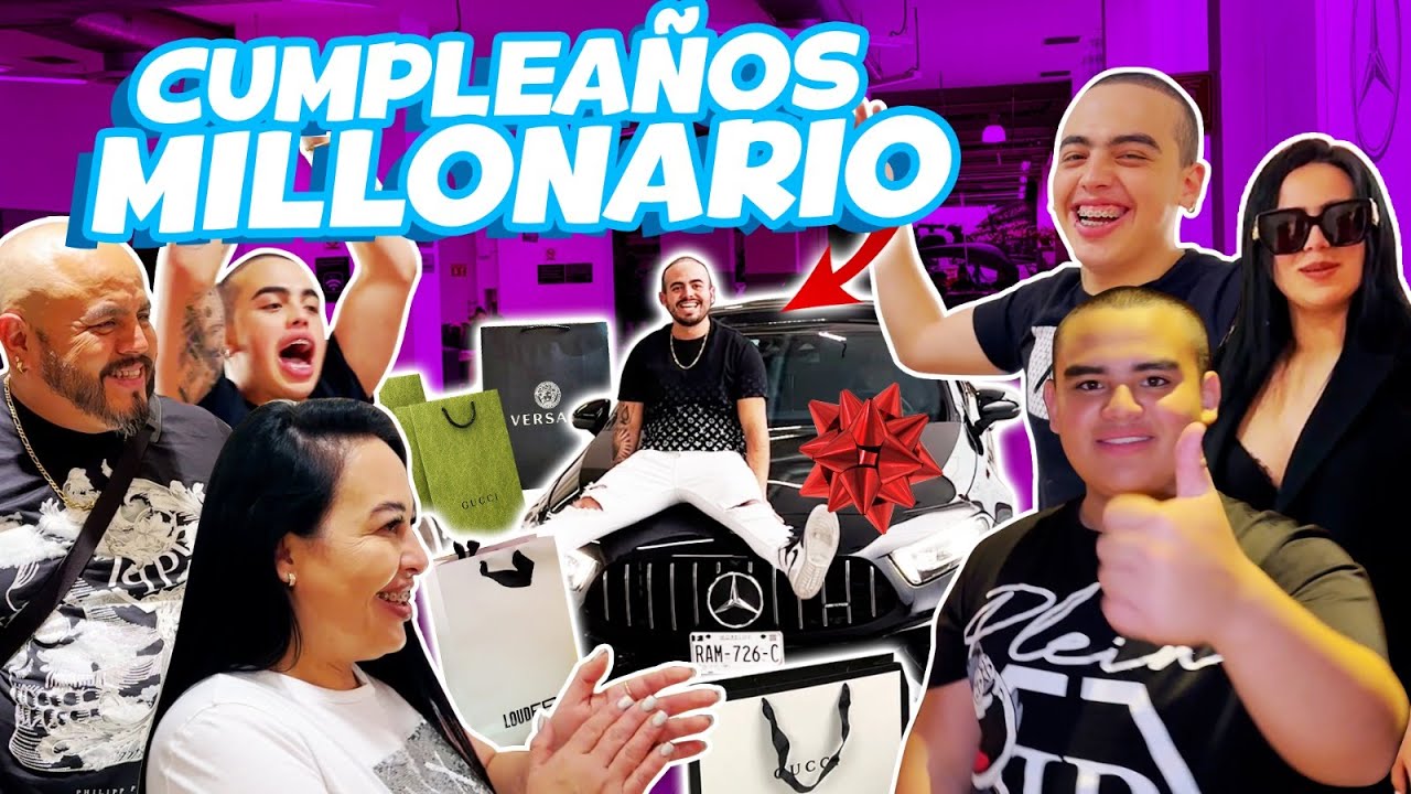 ASÍ CELEBRAMOS el CUMPLEAÑOS de BRAY  🎉 🥳/ FAMILIA MILLONARIA DIAZ