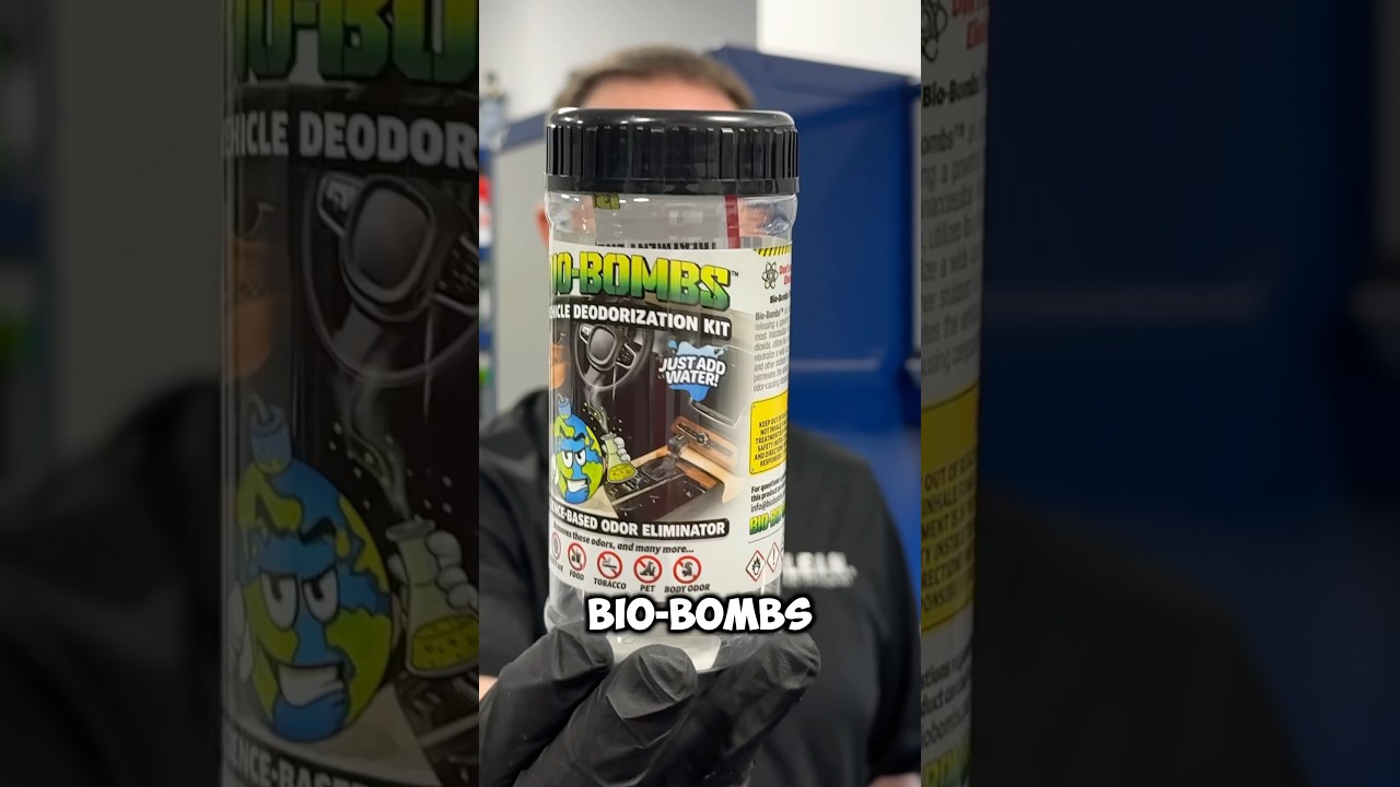 How To Remove Car Odors With BIO-BOMBS! #shorts