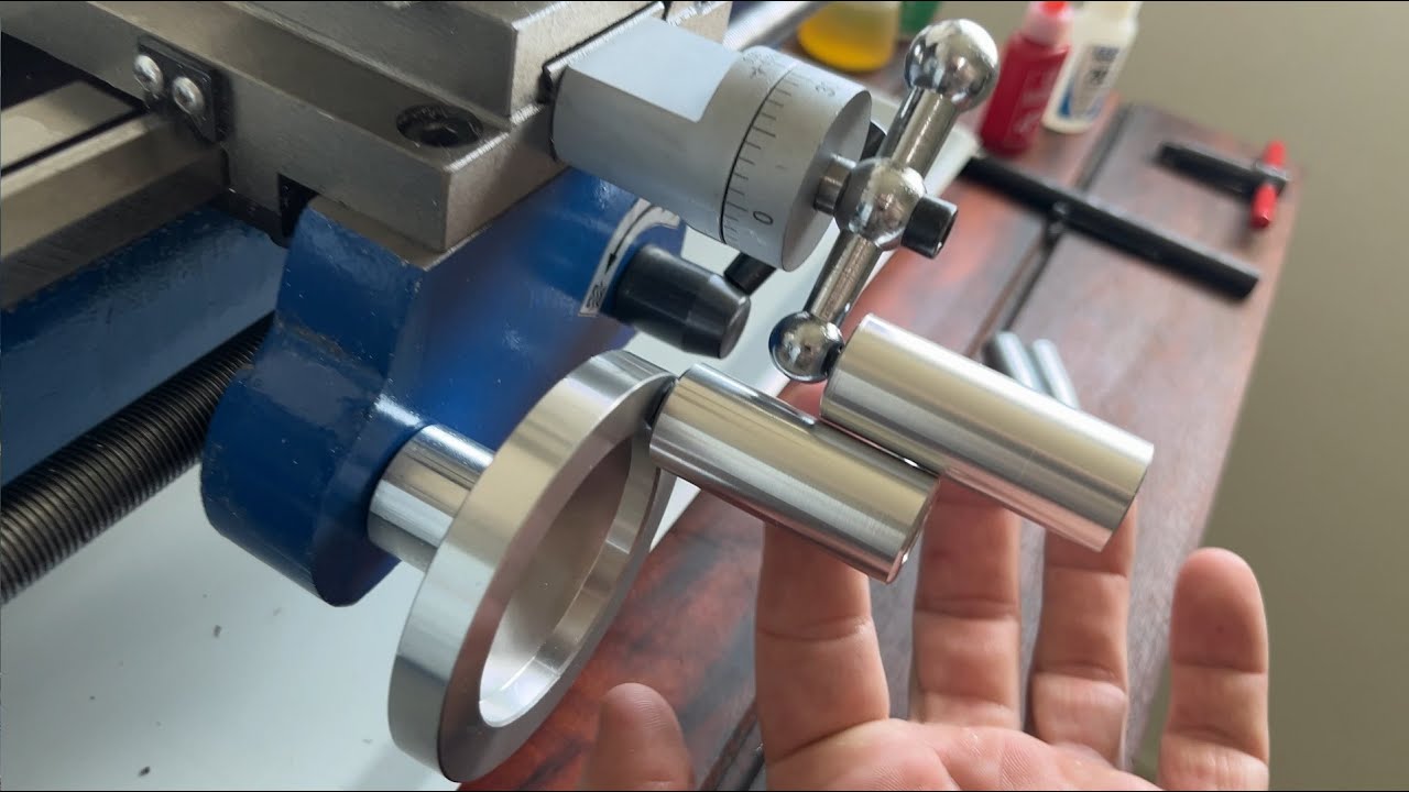 Novos Manípulos para o mini torno.