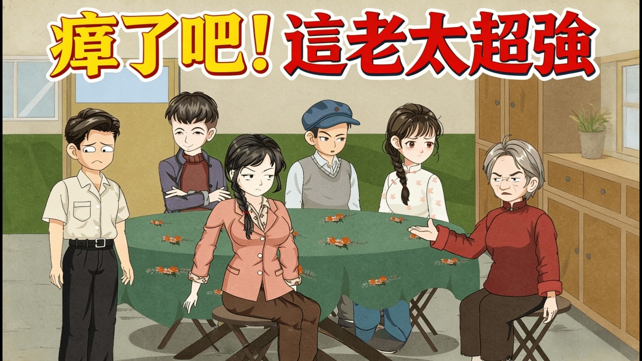 一口氣看完 《瘋了吧！這老太超強》都說老太瘋了，竟然逼親生兒子還錢？只有她知道，心軟才是催命符！且看瘋癲老奶如何用最強手段整頓家風，把不孝子女治得服服貼貼！