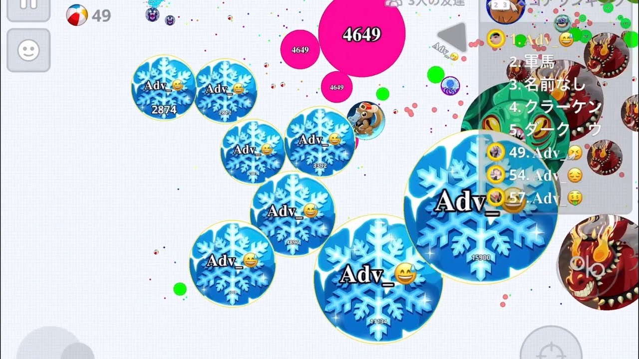 【二回戦】ぴょん吉主催4v4クラン戦　vs4649  2本分