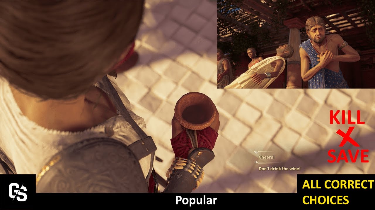 Popular -All correct choises-kill or save followers Assassin's creed odyssey| Part 17