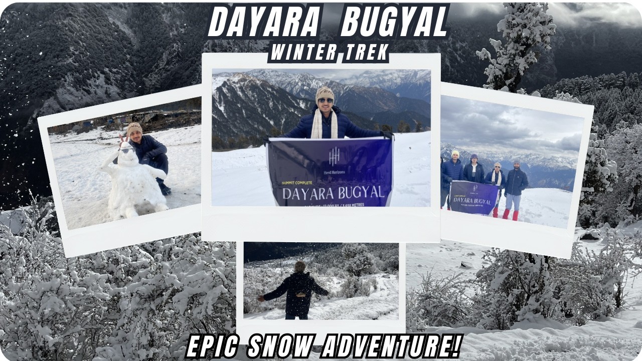DAYARA BUGYAL Vlog “Dayara Bugyal Mein Baraf Ka Jadoo ❄️ | Full Trek Vlog”