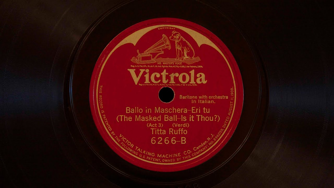Eri tu • Titta Ruffo (Victrola Credenza)