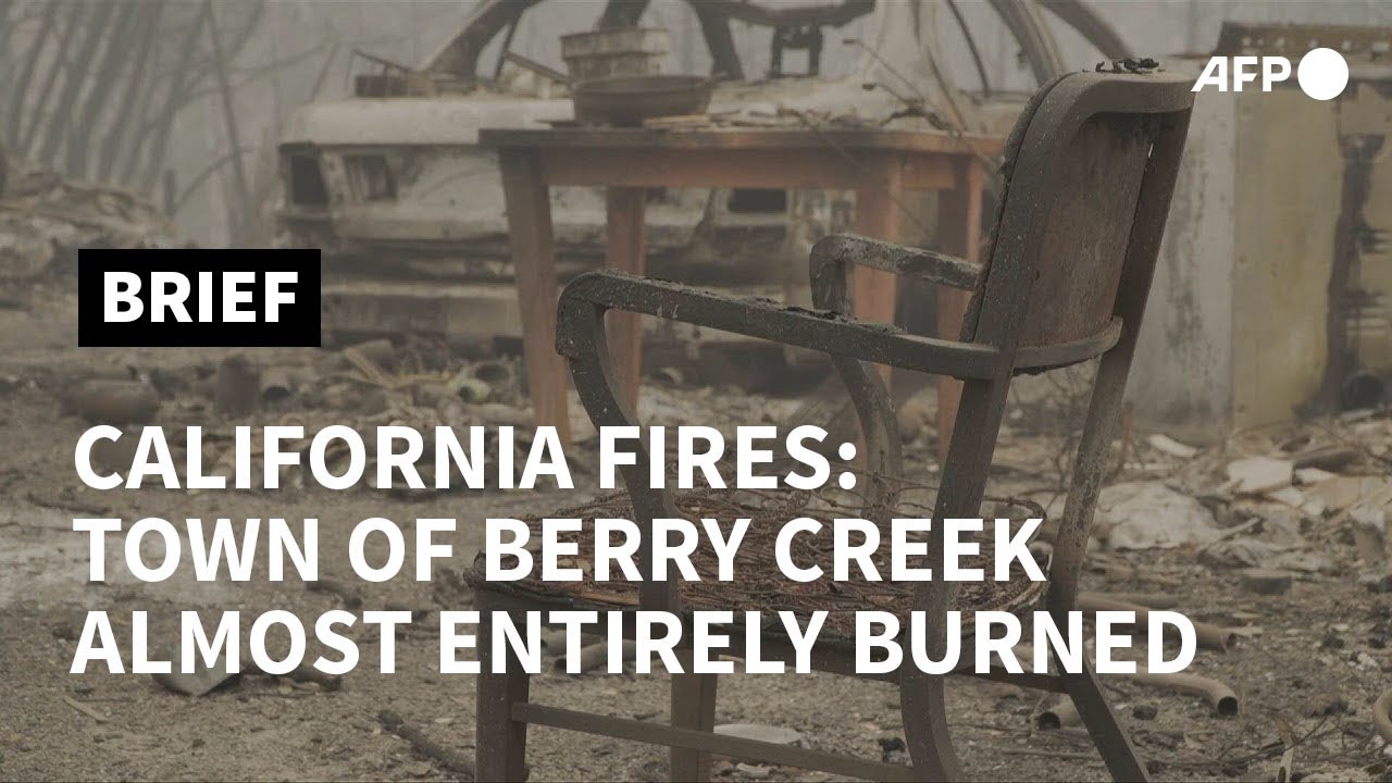 California's Berry Creek almost burned to the ground by fire | AFP