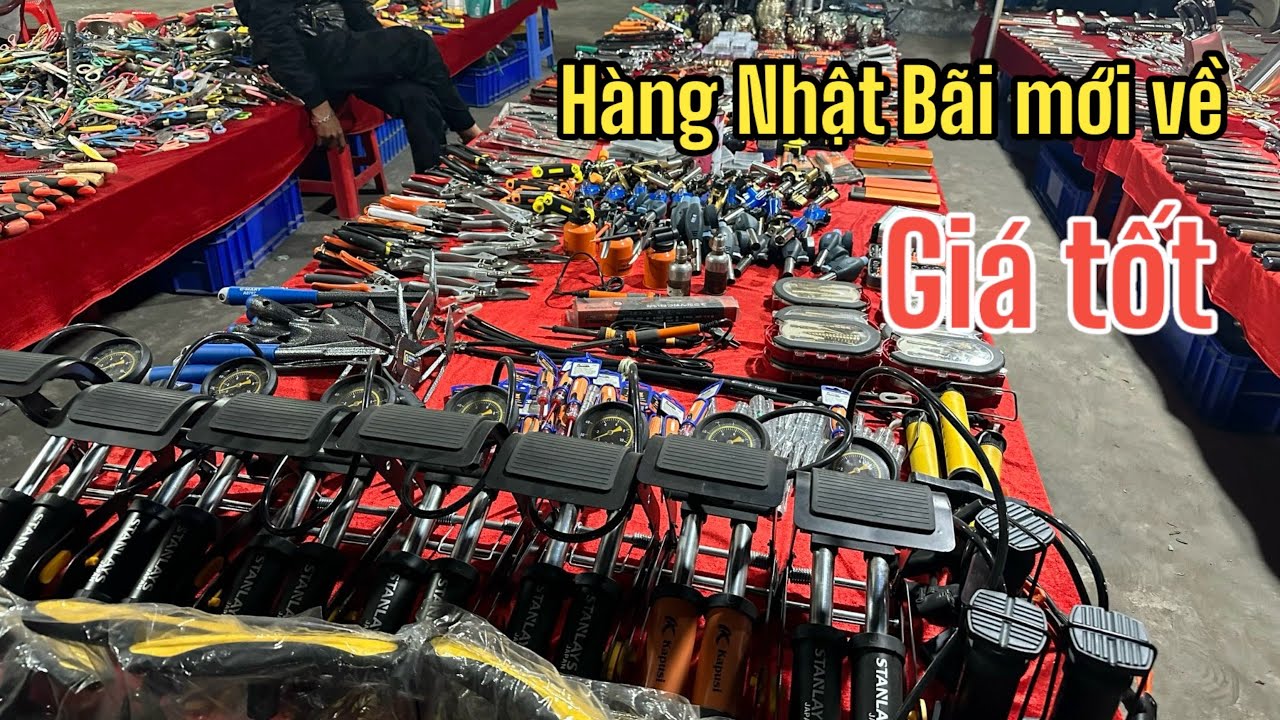 Hàng Nhật bãi mới về, dây ống nước, bơm chân nhật, dụng cụ làm vườn, bộ dao 7 món Nhật, máy mát xa