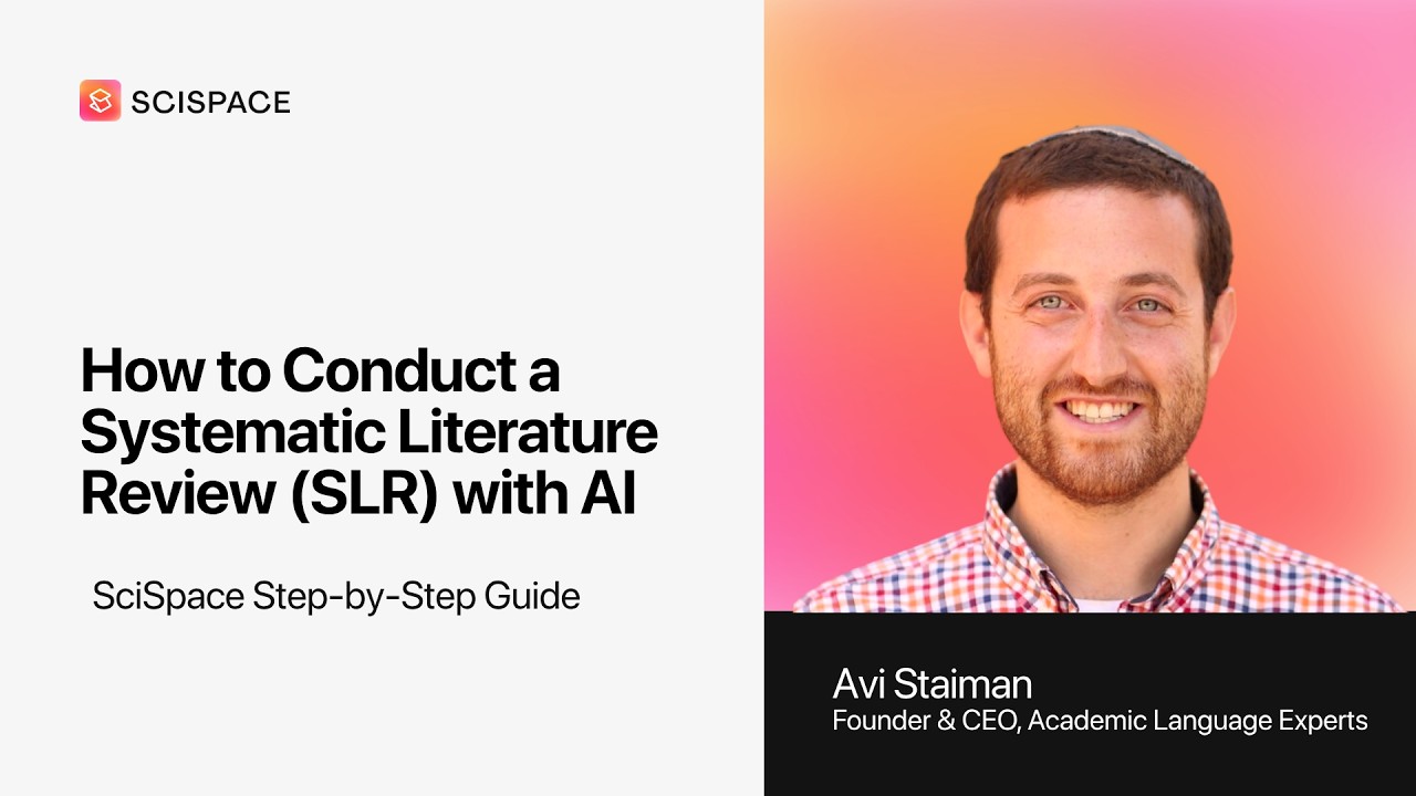 How to Conduct a Systematic Literature Review (SLR) with AI | SciSpace Step-by-Step Guide