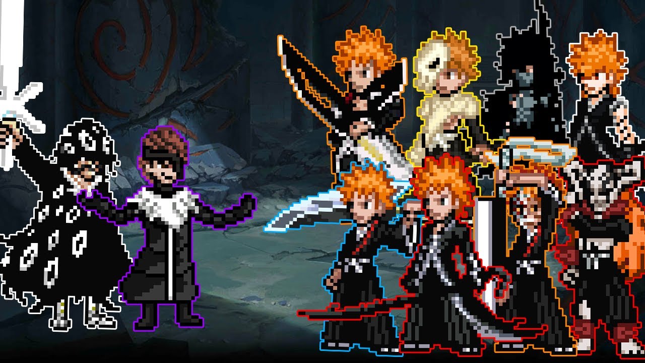 Aizen and Yhwach VS All Ichigo Forms
