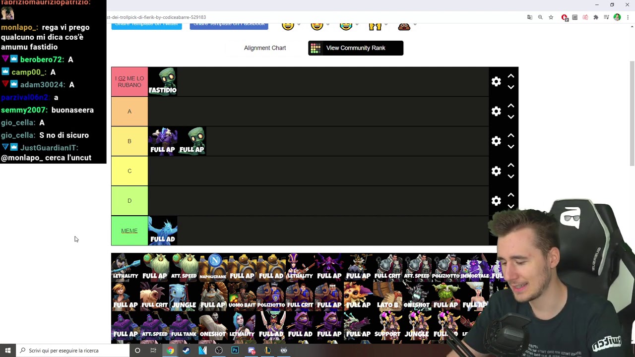 Tier List dei Trollpick