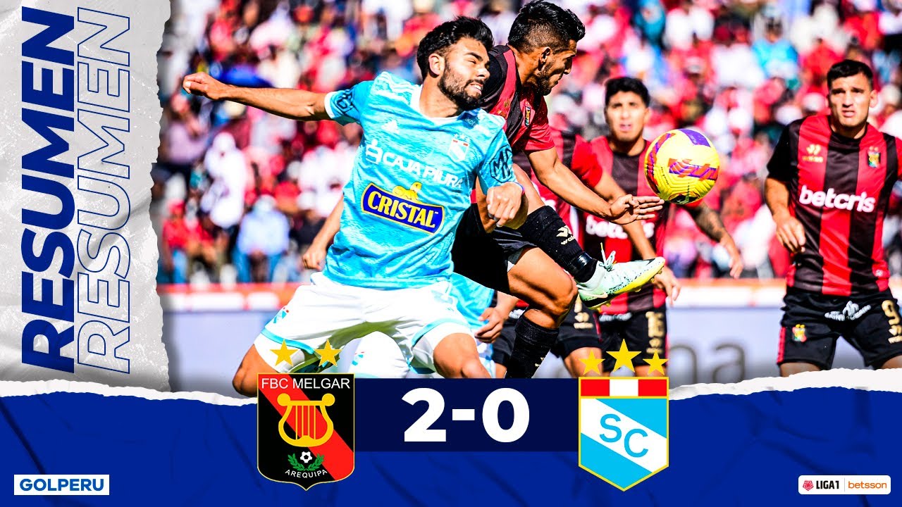 Resumen: FBC Melgar vs Sporting Cristal (2-0) #SemifinalesXGOLPERU #LIGA1BETSSONXGOLPERU