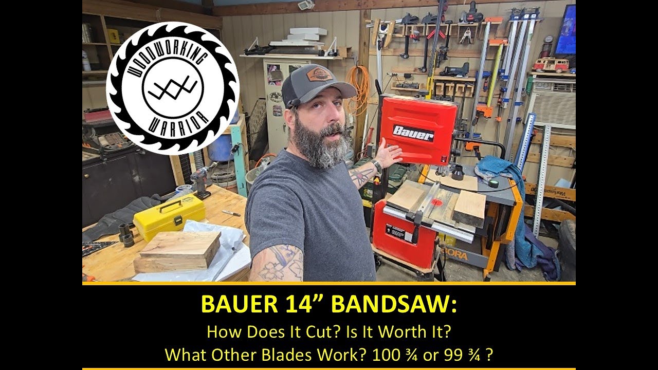 NEW BAUER 14 Inch Bandsaw: How's it cut? Worth It?