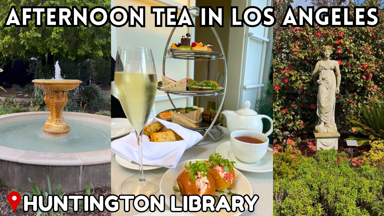 Afternoon Tea at The Huntington Library - Rose Garden Tea Room Review