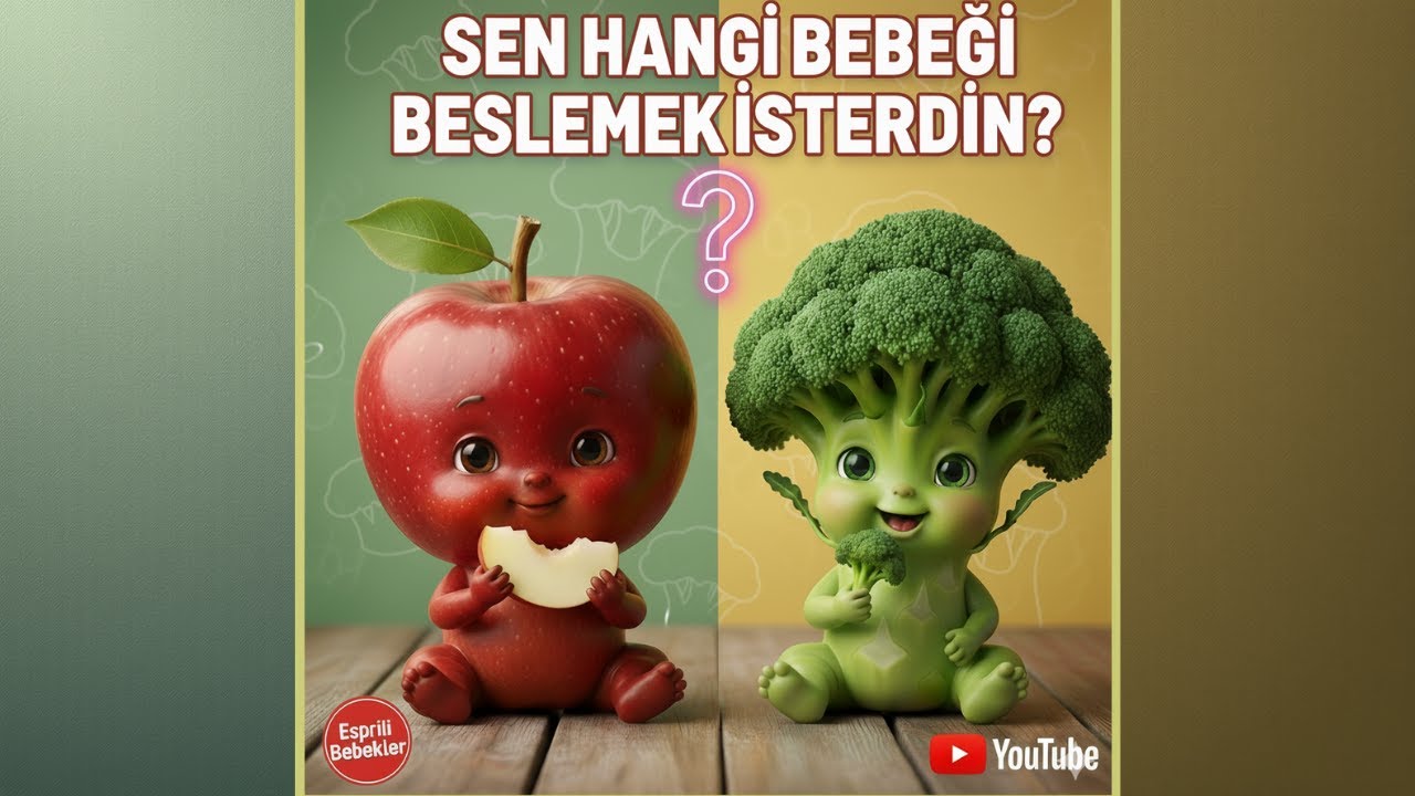 Meyveler ve Sebzeler Canlanırsa Ne Olur? 🍎🥕 Yapay Zeka İnsan Gibi Besledi! 😂 | Esprili Bebekler