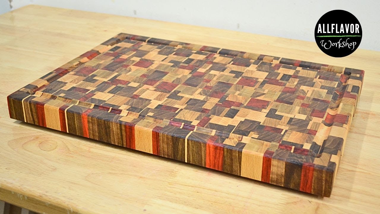 How to Make a Chaotic End Grain Cutting Board
