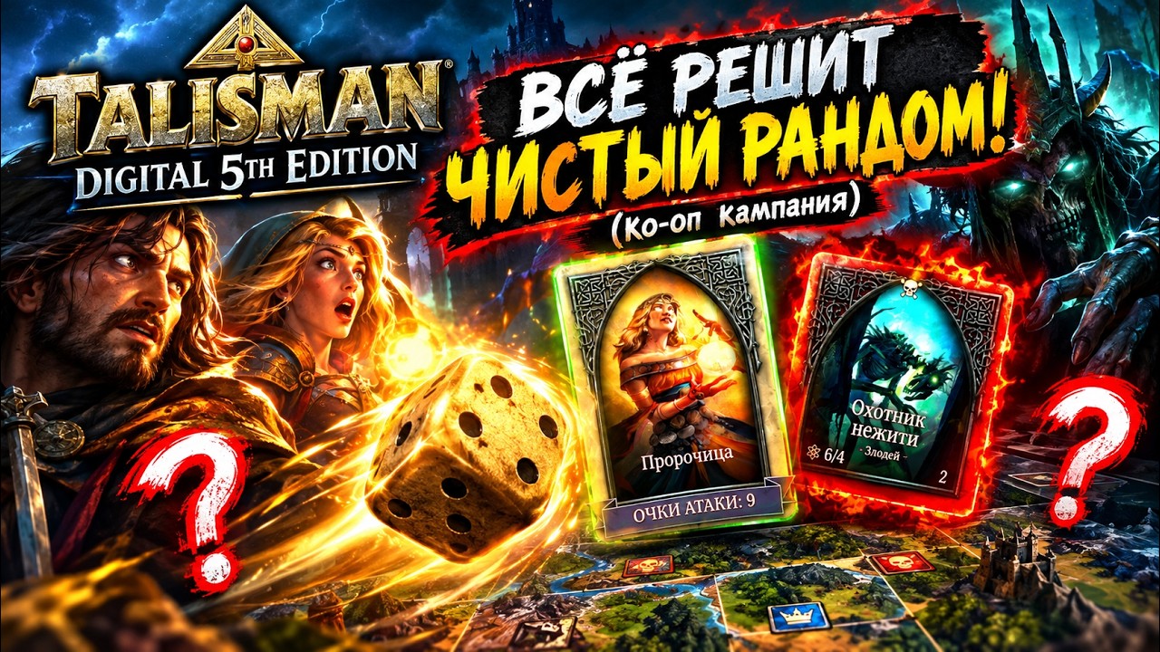 Talisman: Digital 5th Edition &mdash; Всё решит ЧИСТЫЙ РАНДОМ! (Ко-оп Кампания)