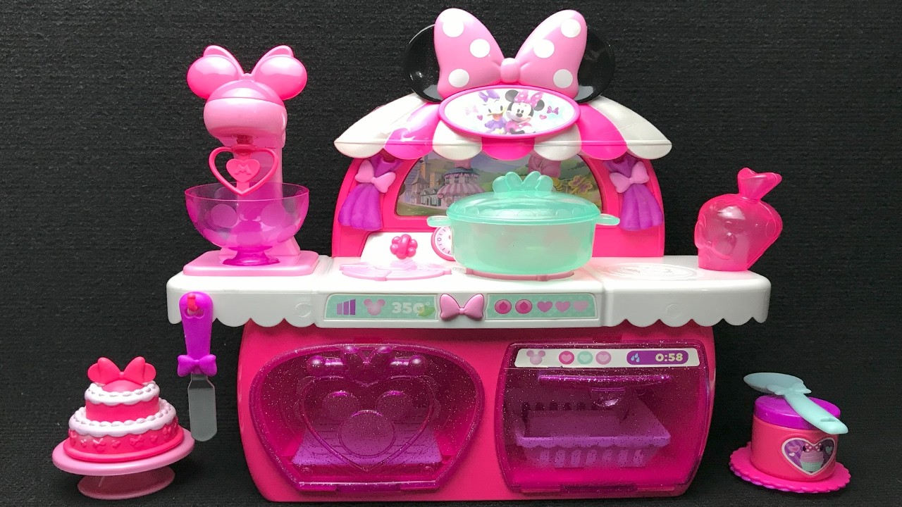 Disney Minnie Mouse Kitchen Set Satisfying with Unboxing Compilation Toys ASMR #1138