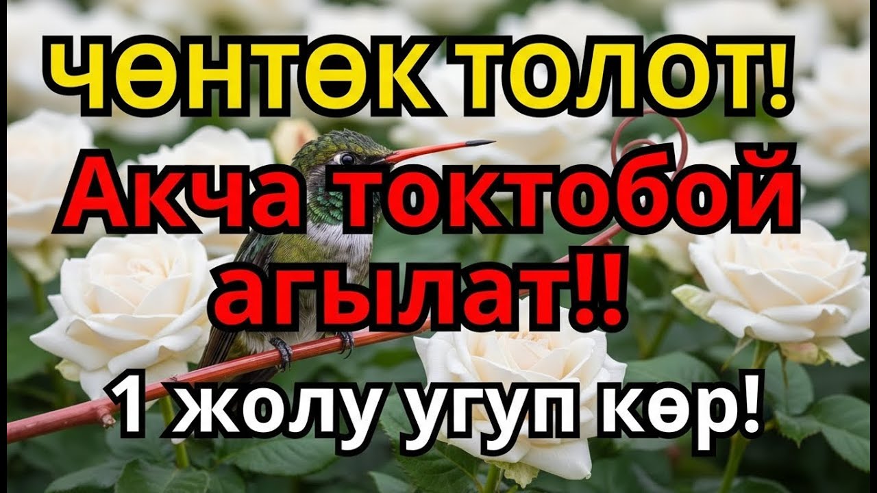 «Бул дубаны ишеним менен гана амал кыл, ырыскы өзү келет, иншаАллах»