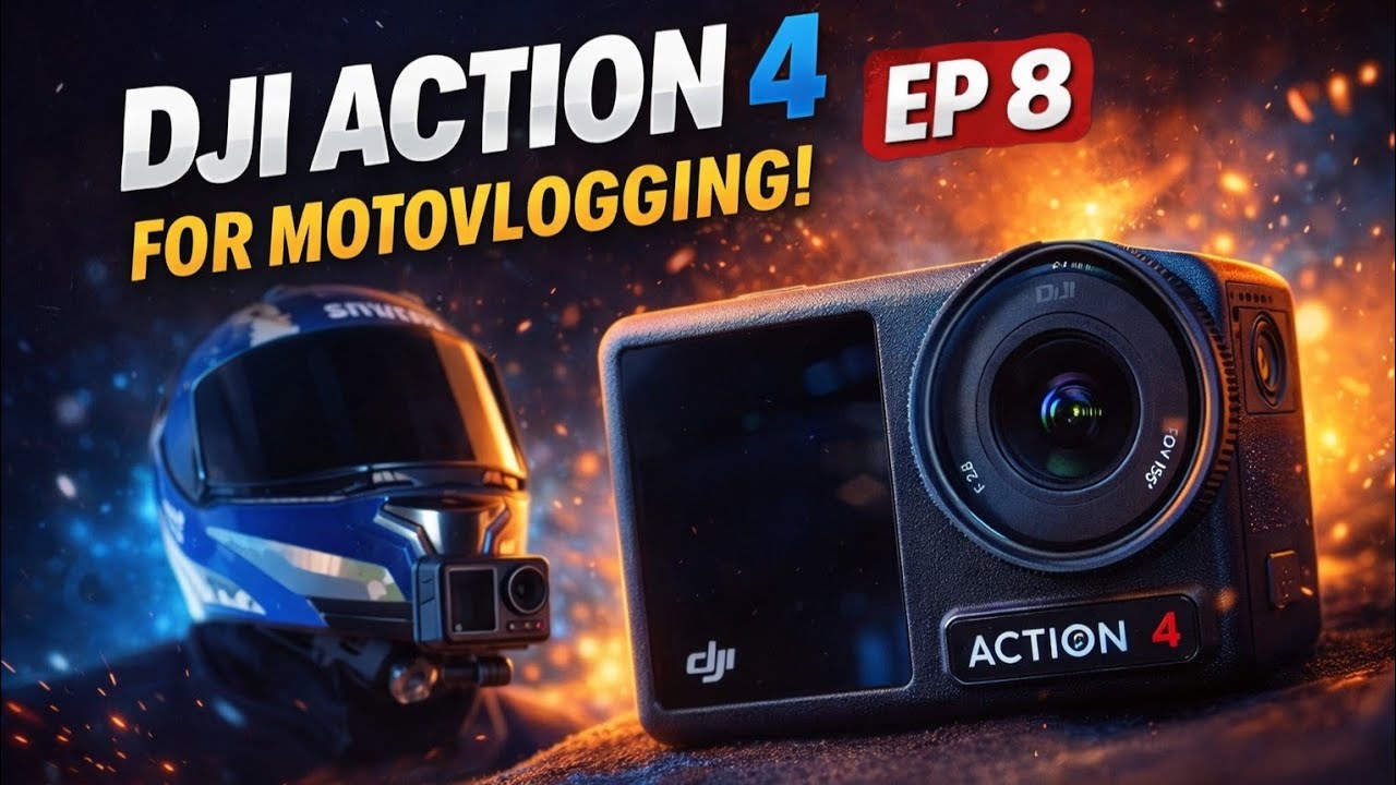Dji osmo Action 4 for motovlogging Finally got it / EP 8
