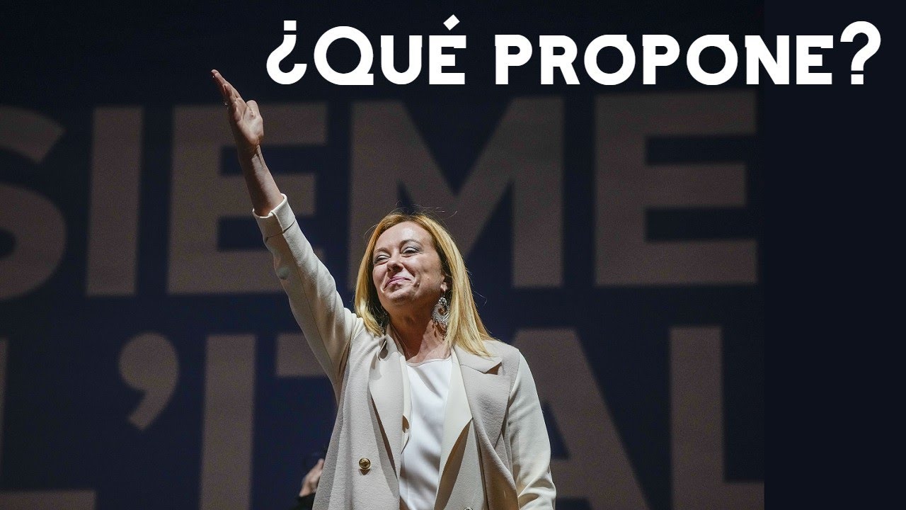 ¿Cuál es el programa económico de Giorgia Meloni?
