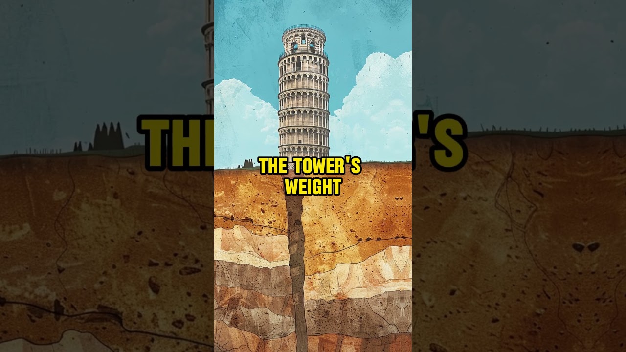 Why the Leaning Tower of Pisa Can't Stand Straight! #leaningtowerofpisa #didyouknow