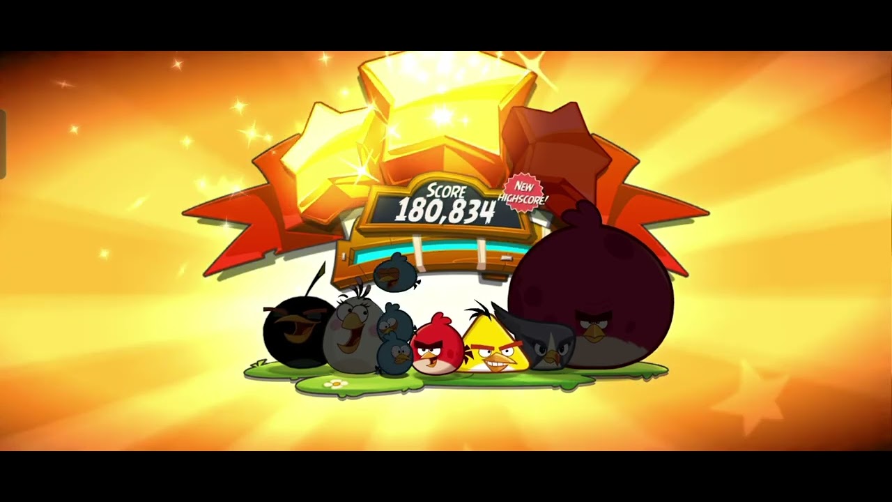 Most Satisfying 4-Round Clear in Angry Birds 2💥🤯