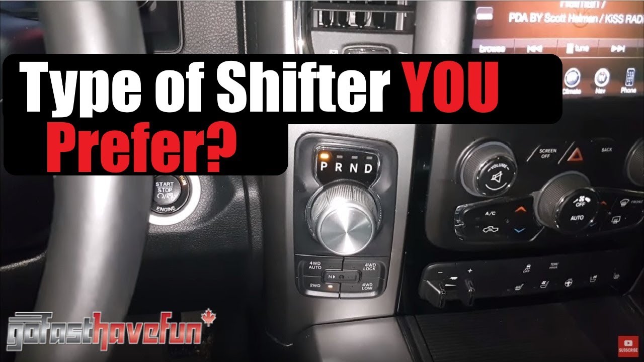 Rotary vs Column vs Console Shifter Full Size Pickup (Which do you Prefer) | AnthonyJ350
