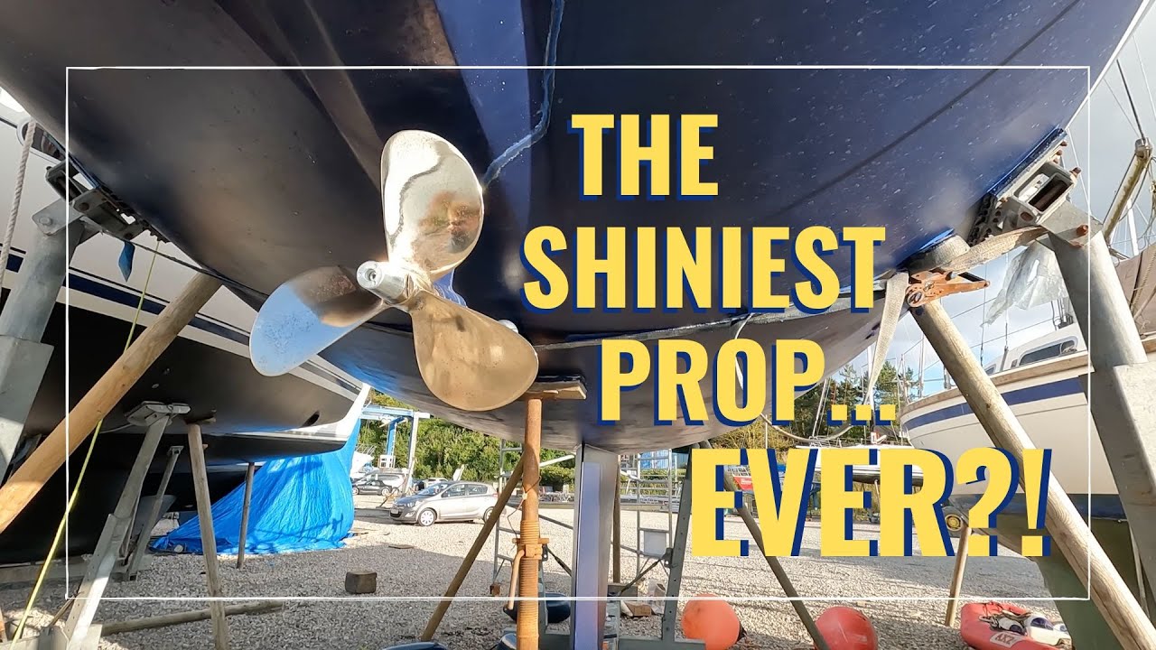 E08 Haul Out Part 2 of 3 - Cutlass bearing, dripless shaft seal and prop polishing