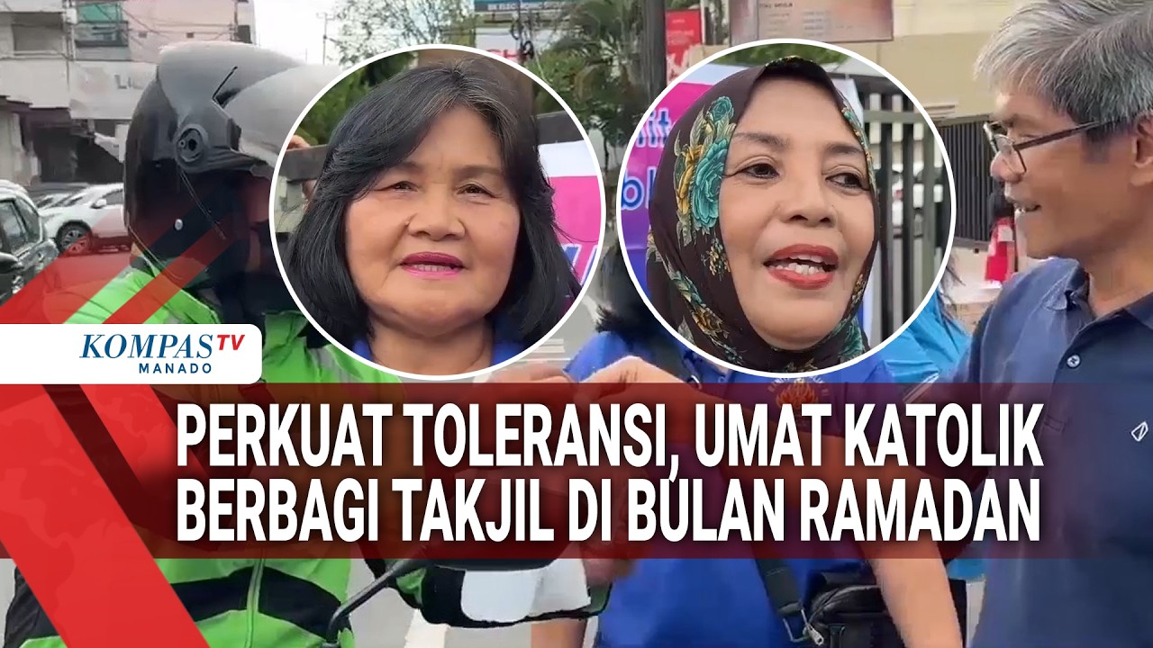 PERKUAT TOLERANSI, UMAT KATOLIK BERBAGI TAKJIL DI BULAN RAMADAN