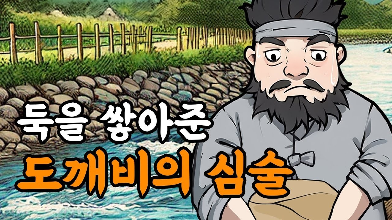 야담설화 160  둑을 쌓은 도깨비의 심술     옛날이야기, 야담, 설화, 야사,