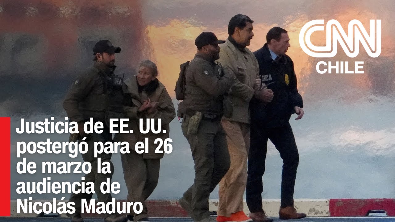 Justicia de EE. UU. postergó para el 26 de marzo la audiencia de Nicolás Maduro
