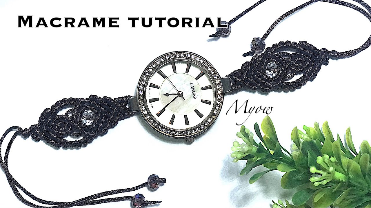 Macrame watch strap - Myow #91