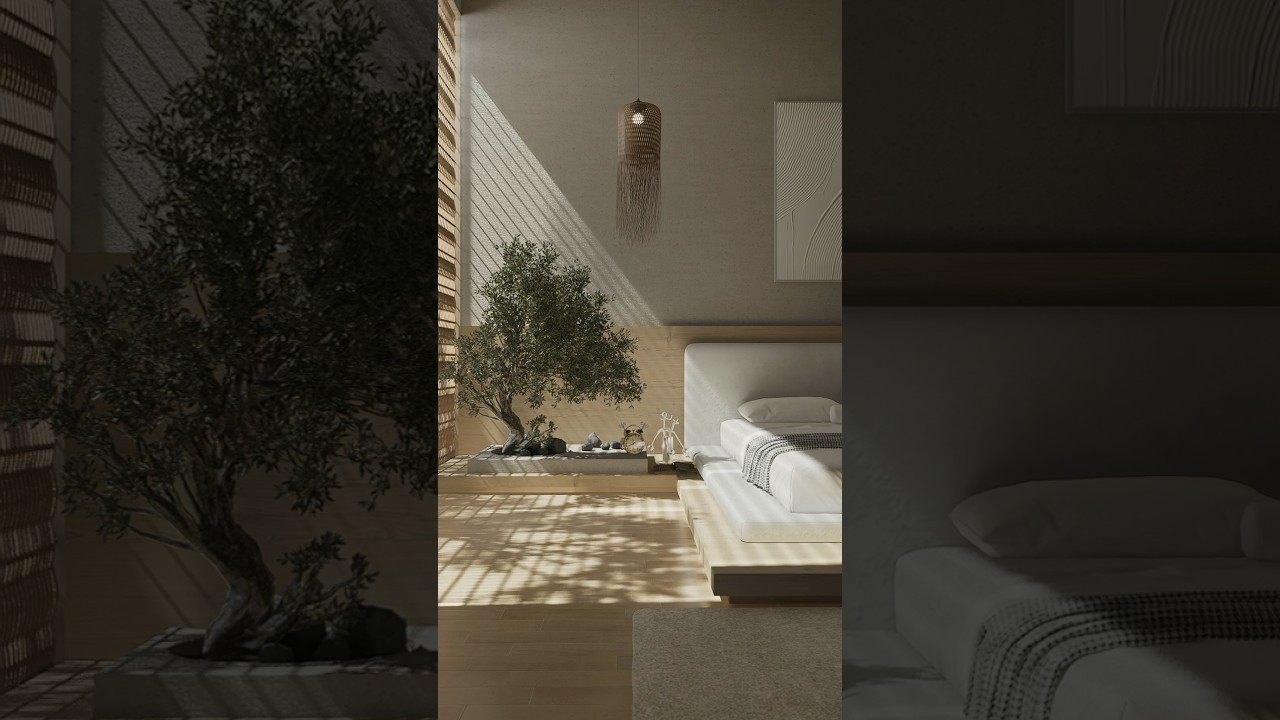 D5 render animation#animation #d5render #render#interiordesign#japanese#bedroom #architecture#video