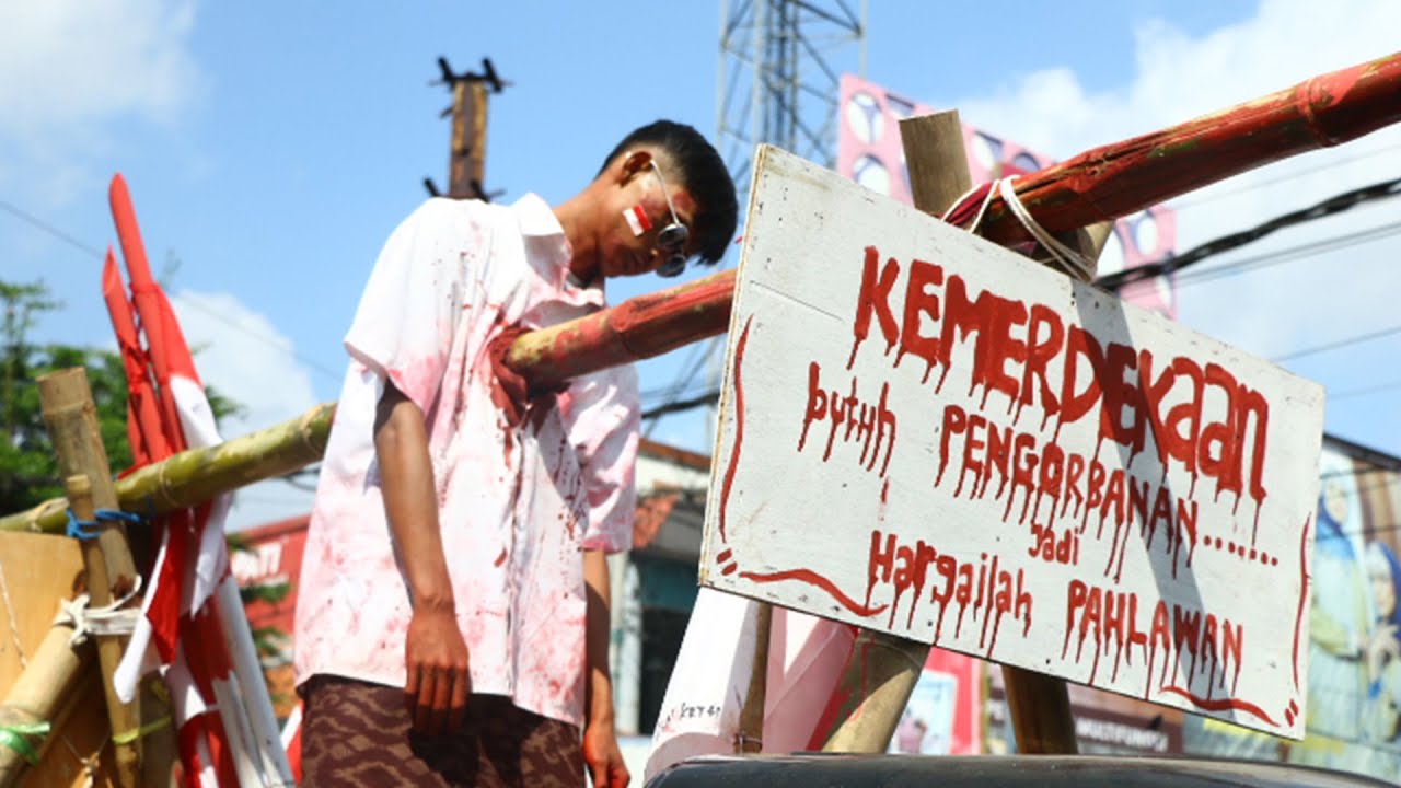 PAWAI ALEGORIS KOTA BANJAR PERINGATI KEMERDEKAAN RI KE 78