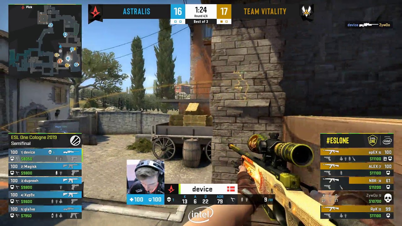 Device ace vs Vitality + collateral