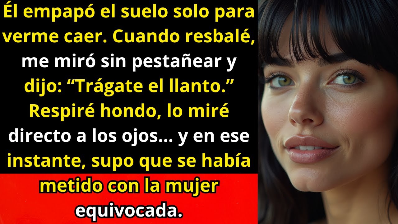 Mi esposo mojó el piso para que yo cayera y me gritó “trágate el llanto”. ¿Obedecí? Claro que no…