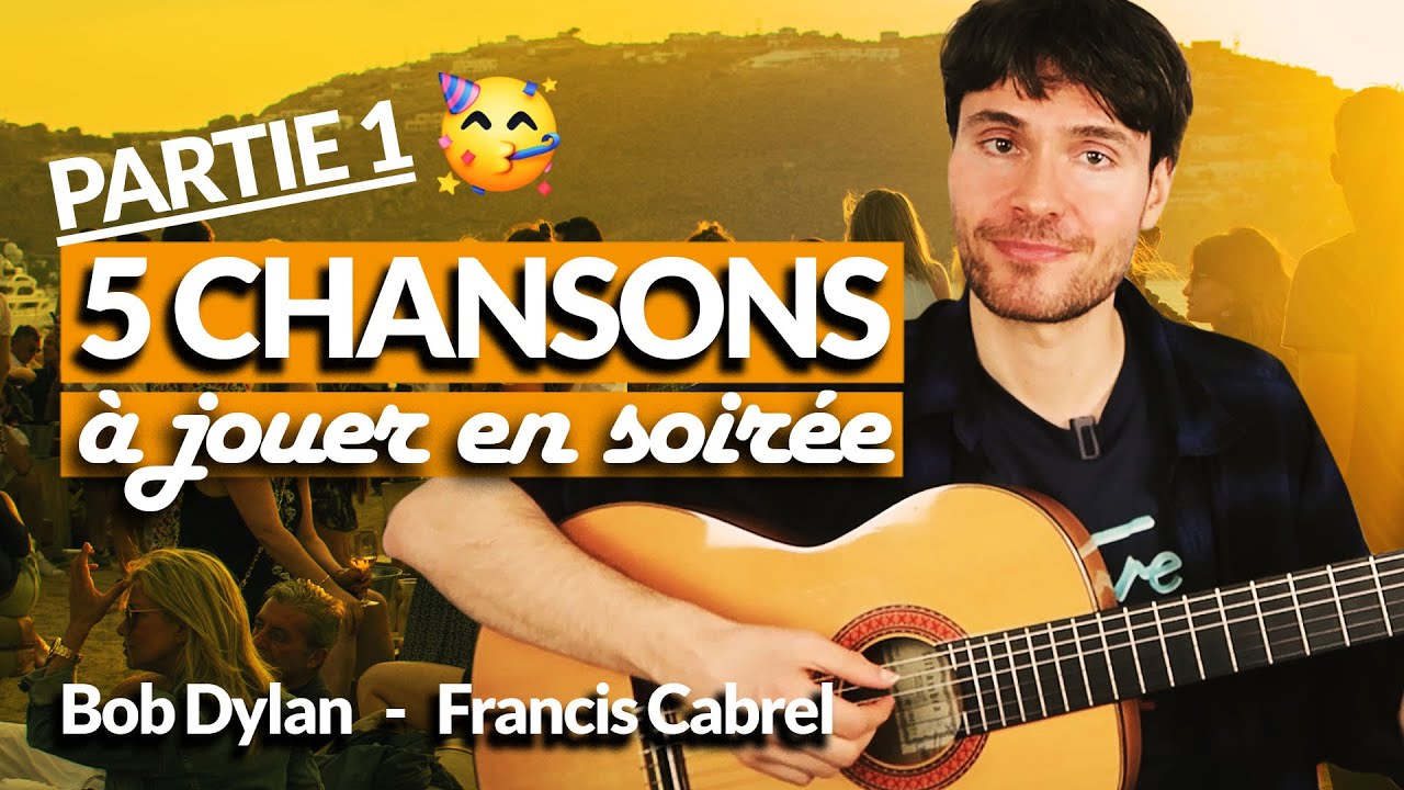 [1/2] 5 rythmes de MORCEAUX CONNUS &agrave; jouer en soir&eacute;e &agrave; la guitare