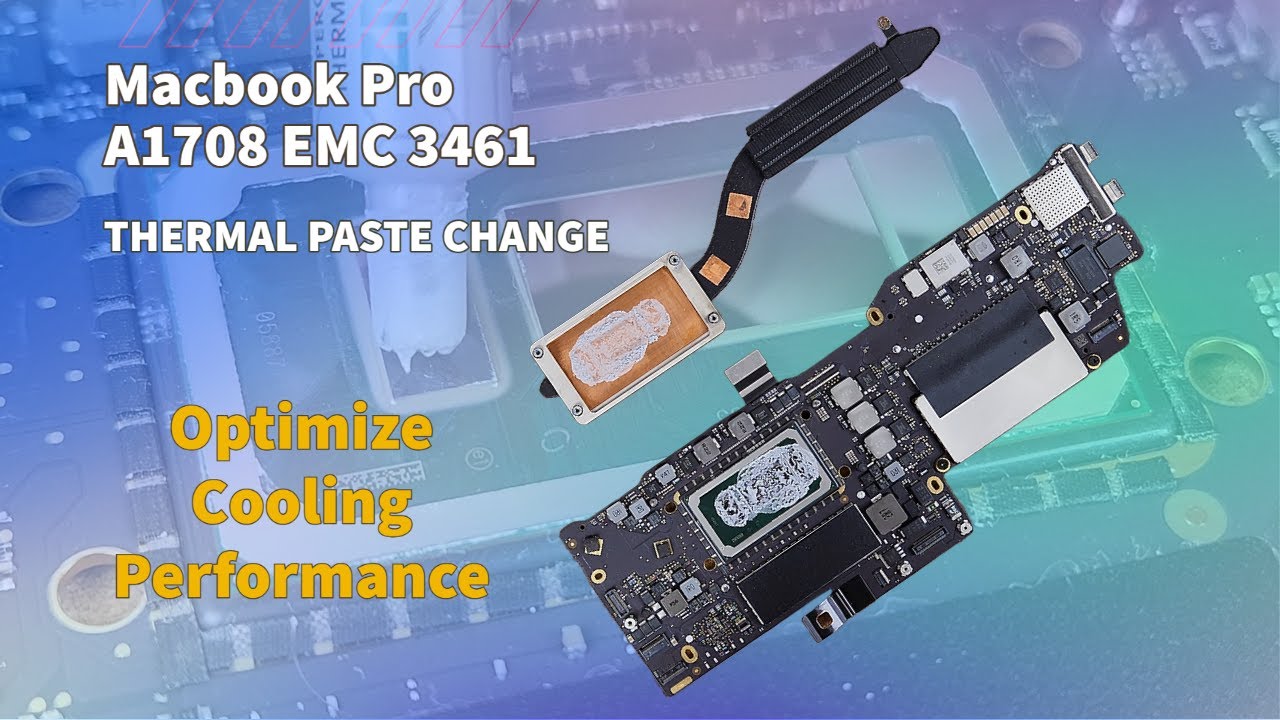 Apple Macbook Pro - A1708 EMC 3164 -Thermal Paste Change